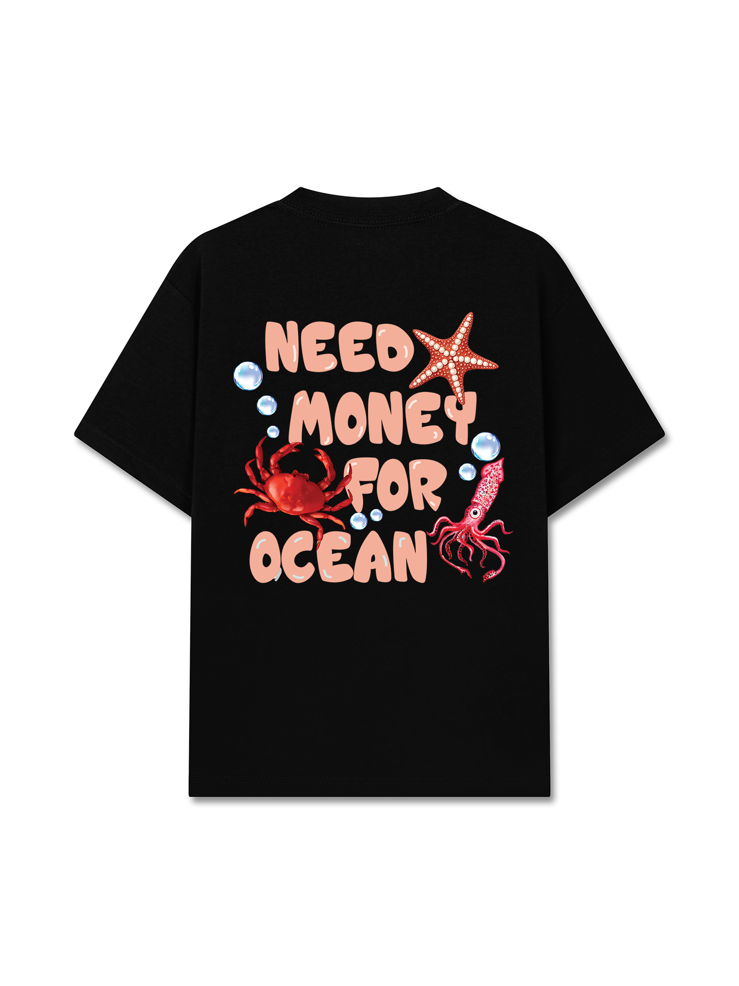 Áo Thun Relaxed Fit Ocean Need Money For Ocean