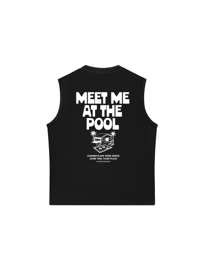 Áo Ba Lỗ Relaxed Fit Meet Me At The Pool