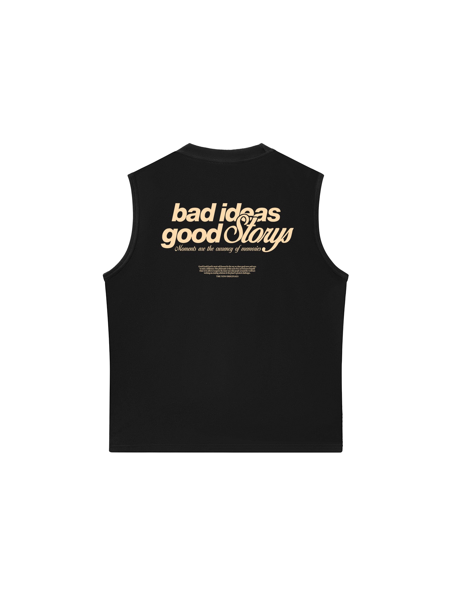 Áo Ba Lỗ Relaxed Fit Bad Ideas Good Storys