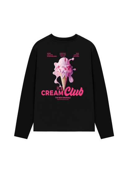 Áo Thun Dài Tay Ice Cream Club
