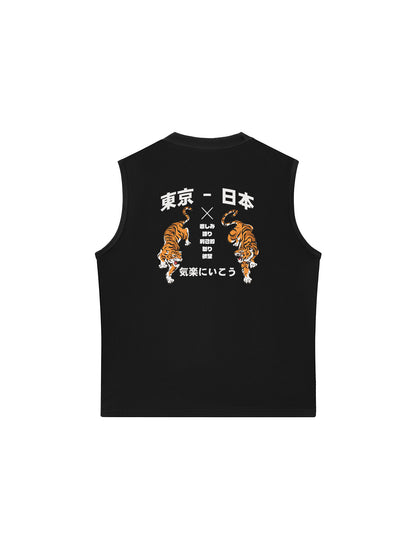 Áo Ba Lỗ Relaxed Fit Oriental Tiger