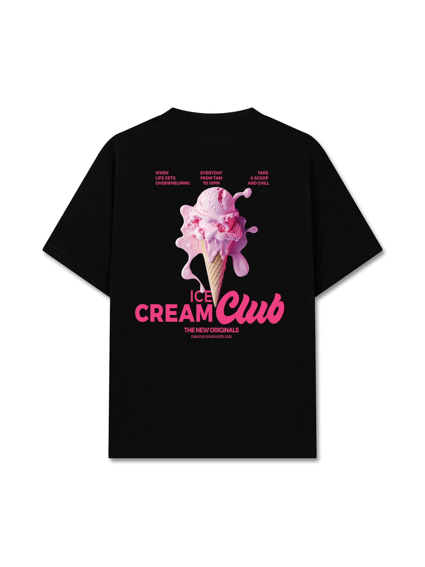 Áo Thun Relaxed Fit Ice Cream Club