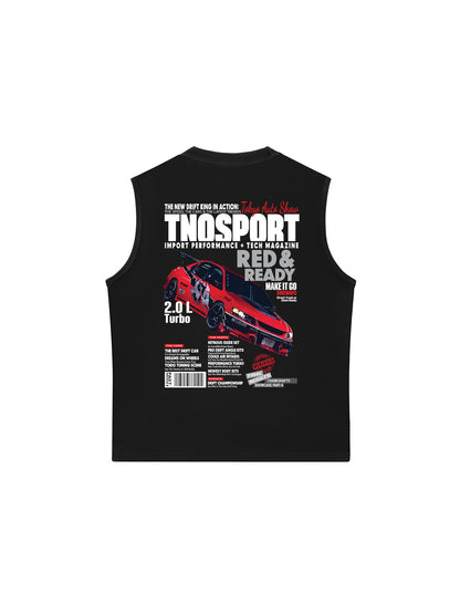Áo Ba Lỗ Relaxed Fit CAR Orginals Sport Red