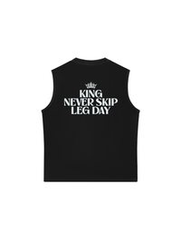 Áo Ba Lỗ Relaxed Fit King Never Skip Leg Day