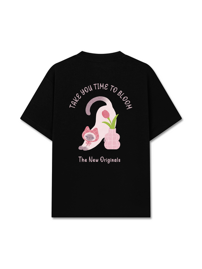 Áo Thun Relaxed Fit Animal Mood Take Your Time To Bloom