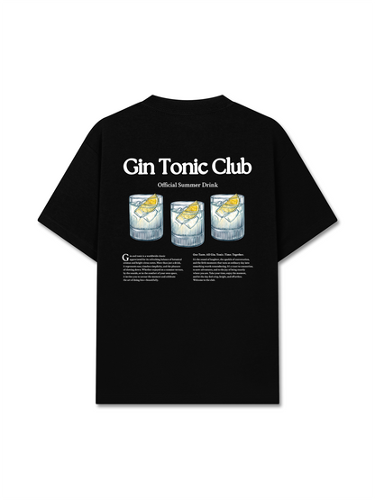 Áo Thun Relaxed Fit Gin Tonic Club