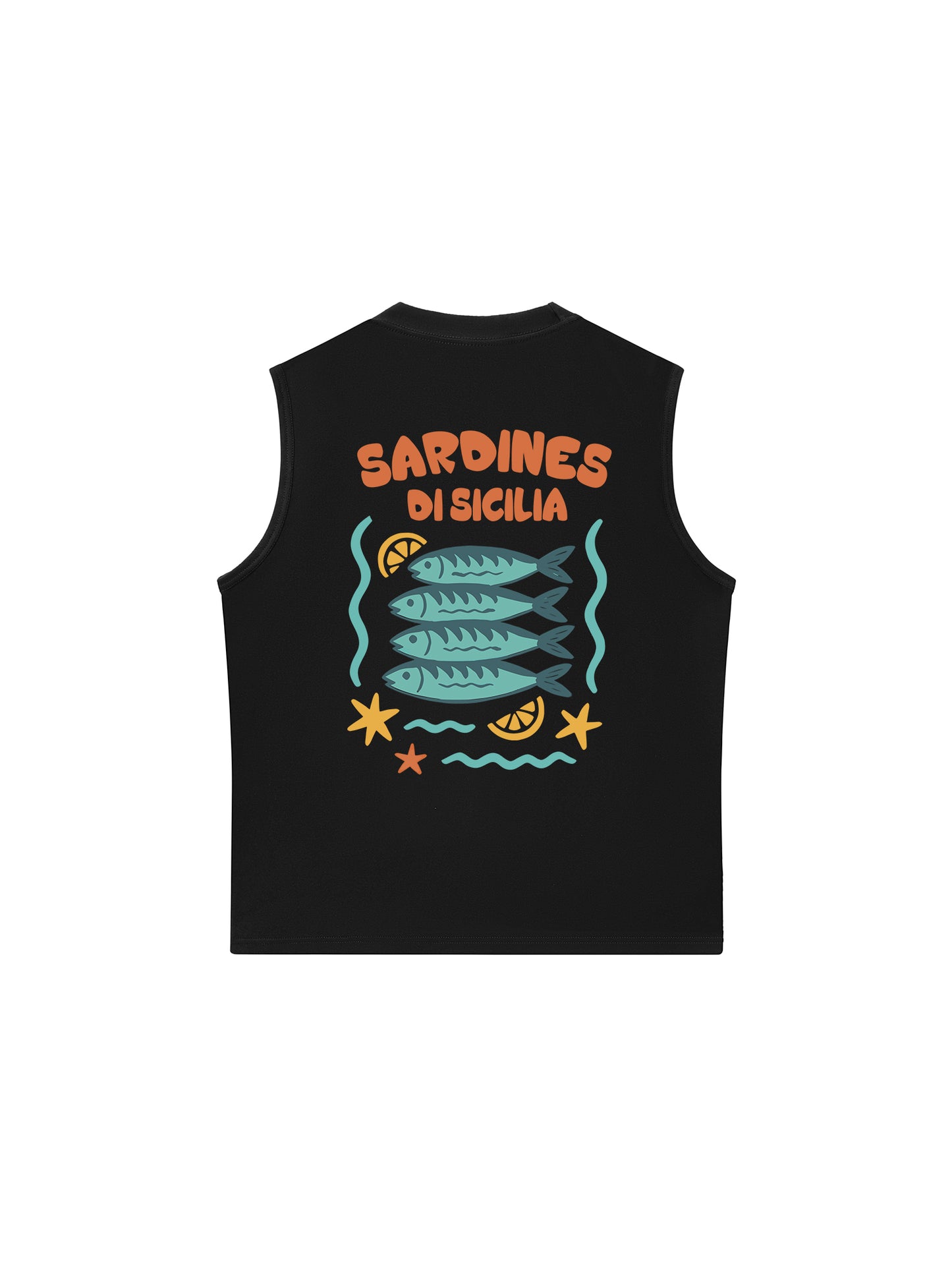 Áo Ba Lỗ Relaxed Fit Ocean Sardines