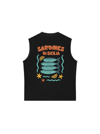 Áo Ba Lỗ Relaxed Fit Ocean Sardines