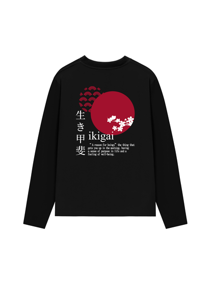 Áo Thun Dài Tay Ikigai A Reason For Being