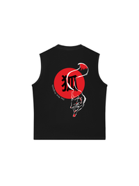Áo Ba Lỗ Relaxed Fit Japan Spirit Kitsune