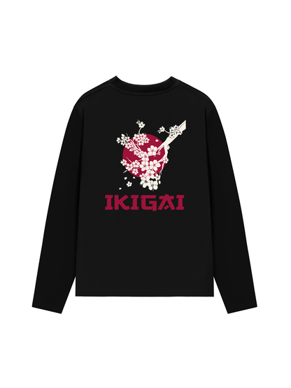 Áo Thun Dài Tay Ikigai Sakura