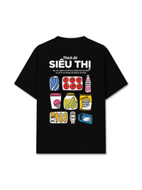 Áo Thun Relaxed Fit Thích Đi Siêu Thị
