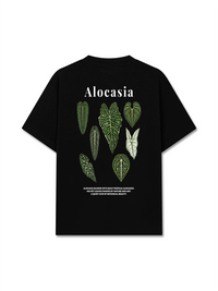 Áo Thun Relaxed Fit Tropical Alocasia Quote
