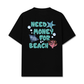 Áo Thun Relaxed Fit Ocean Need Momney For Beach