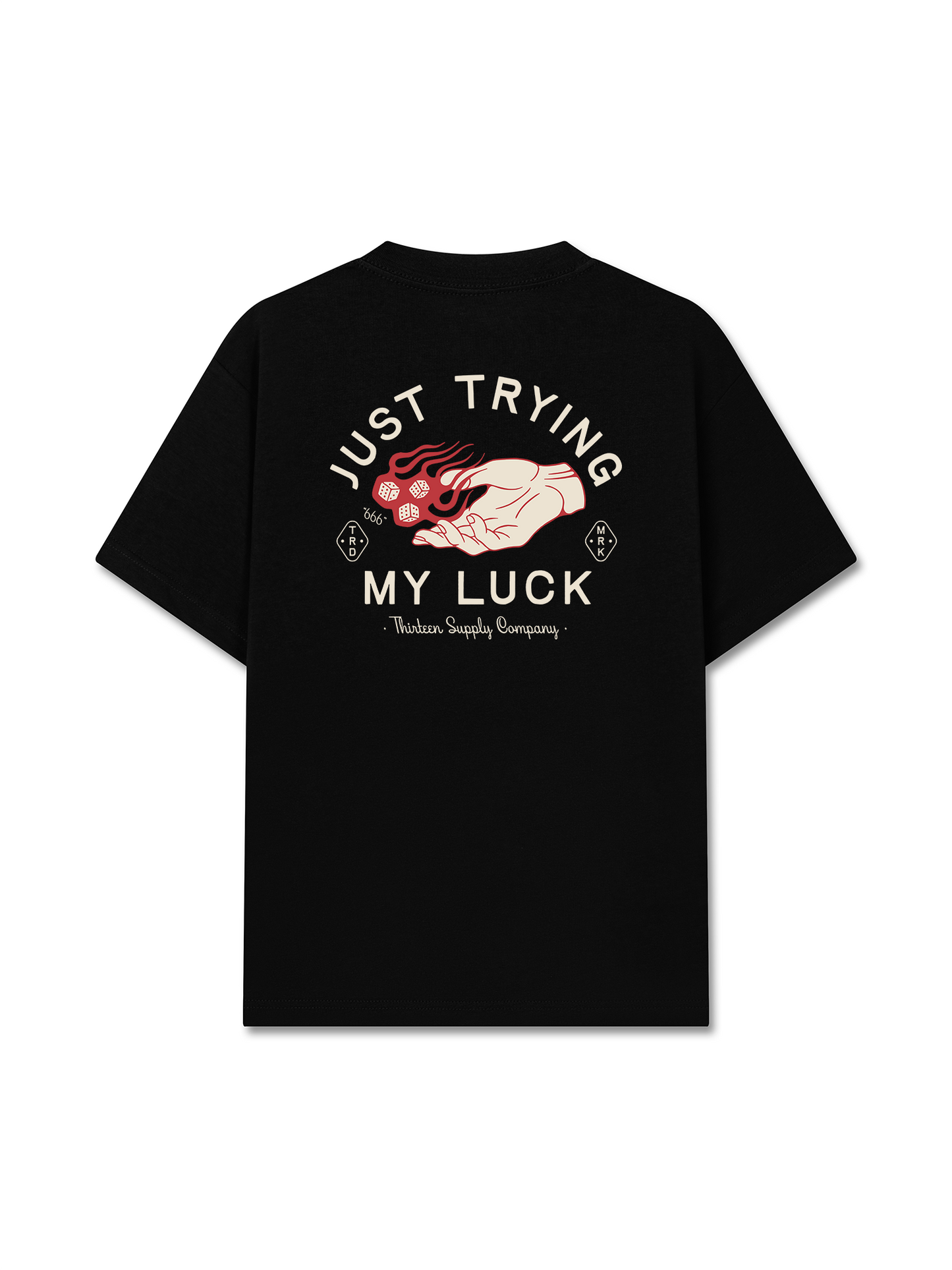 Áo Thun Relaxed Fit Just Trying My Luck
