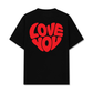 Áo Thun Relaxed Fit Love You Typography
