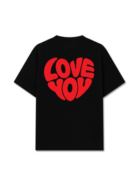 Áo Thun Relaxed Fit Love You Typography