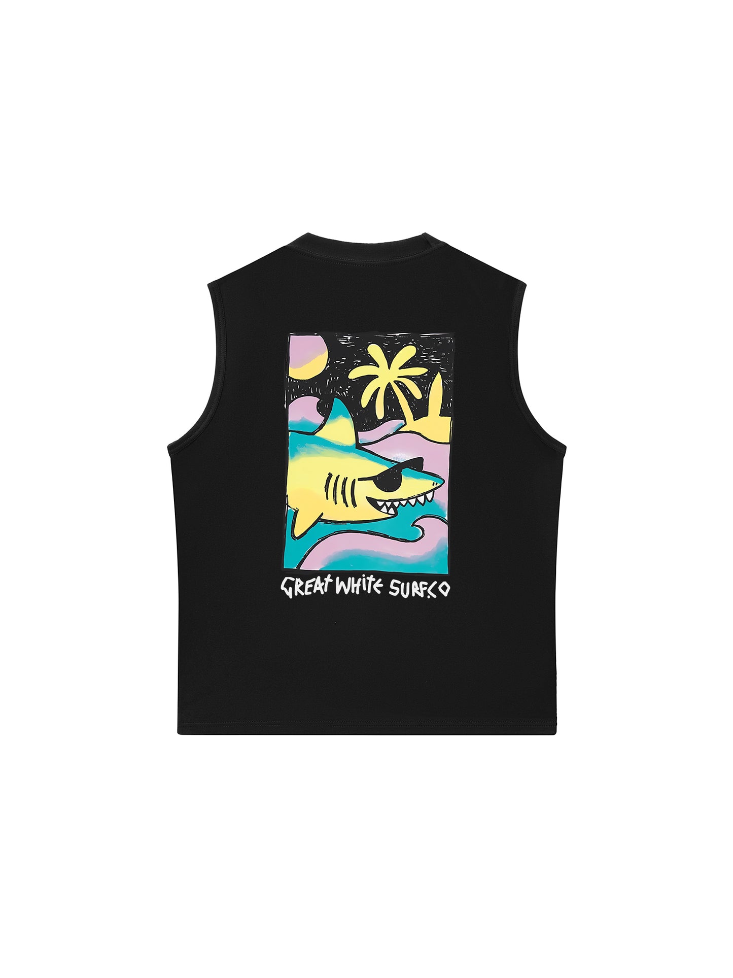 Áo Ba Lỗ Relaxed Fit Ocean Cute Shark
