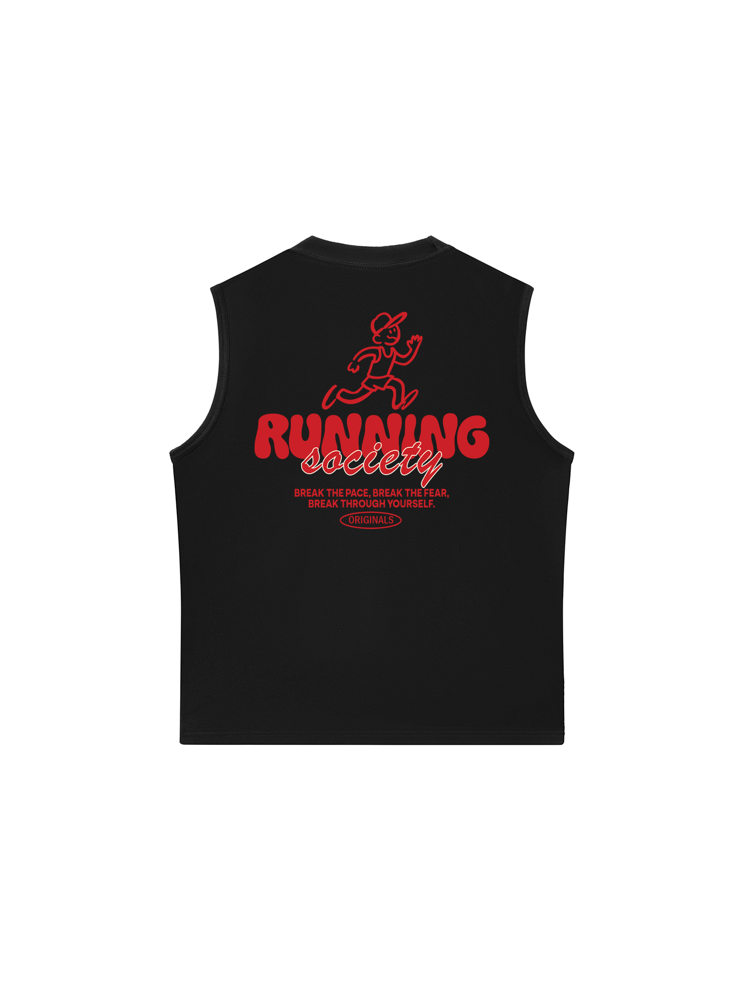 Áo Ba Lỗ Relaxed Fit Running Society