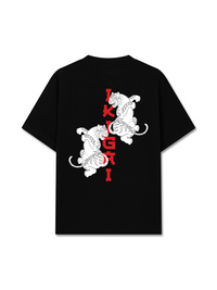 Áo Thun Relaxed Fit Japan Spirit Ikigai Tiger