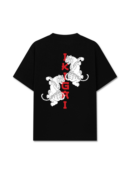 Áo Thun Relaxed Fit Japan Spirit Ikigai Tiger