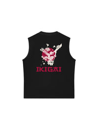 Áo Ba Lỗ Relaxed Fit Ikigai Sakura