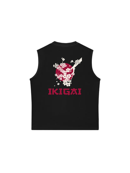 Áo Ba Lỗ Relaxed Fit Ikigai Sakura