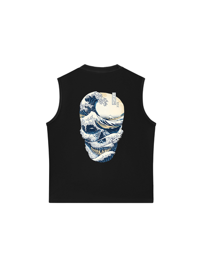 Áo Ba Lỗ Relaxed Fit The Great Wave off Skull