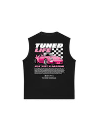 Áo Ba Lỗ Relaxed Fit CAR TunedPink