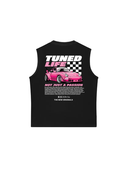 Áo Ba Lỗ Relaxed Fit CAR TunedPink