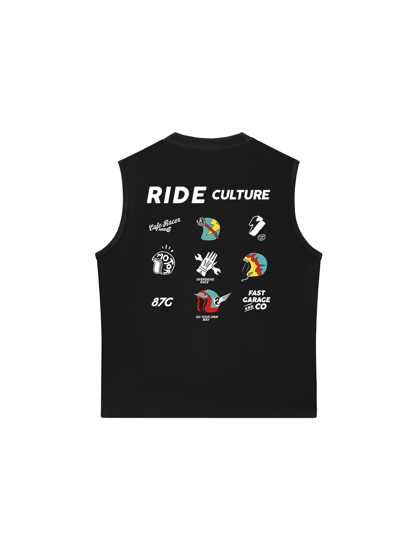 Áo Ba Lỗ Relaxed Fit Ride Culture