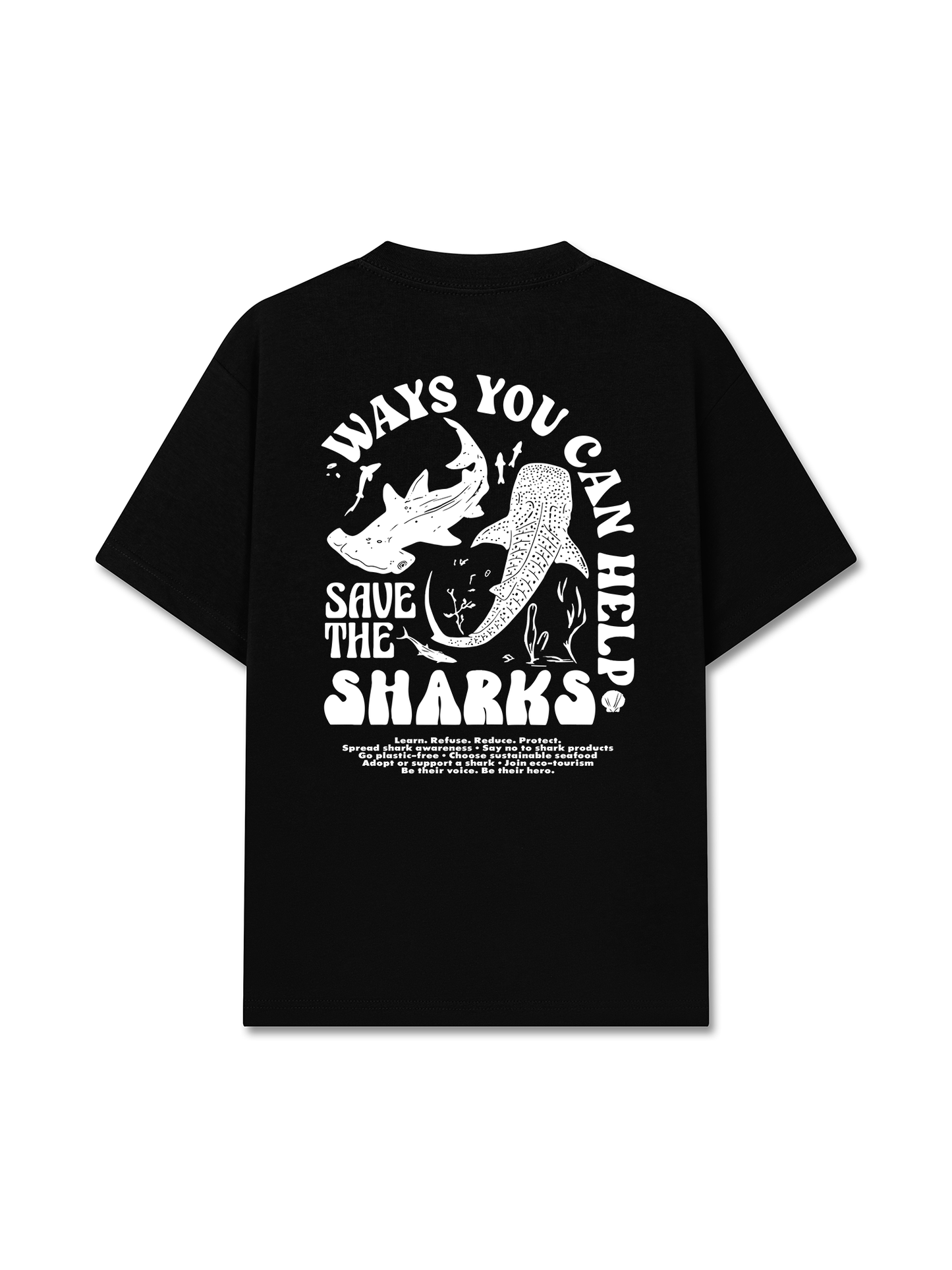Áo Thun Relaxed Fit Ocean Save The Shark