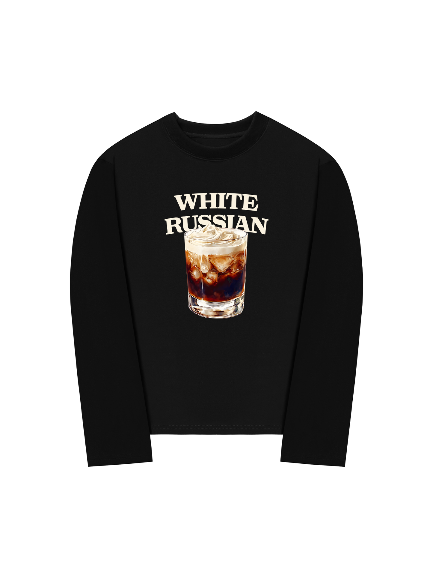 Áo Thun Dài Tay Fresh White Russian