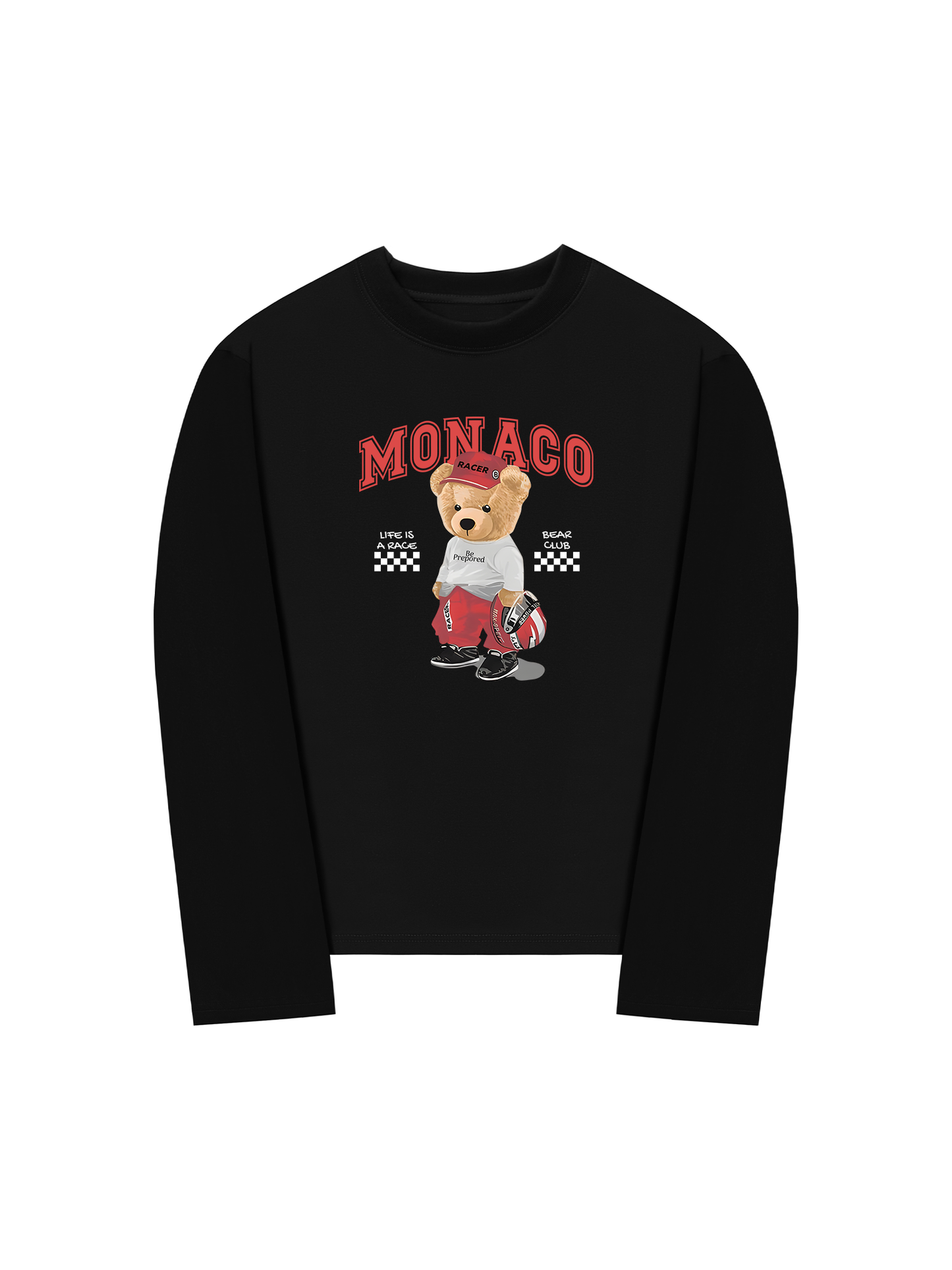 Áo Thun Dài Tay Monaco Bear Club
