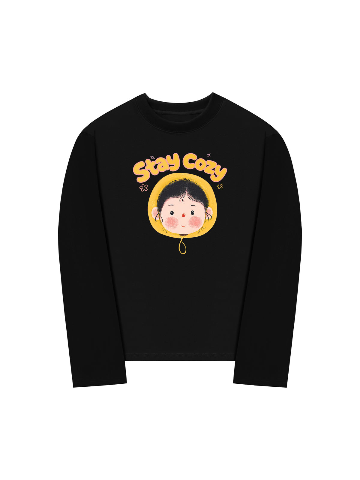 Áo Thun Dài Tay  Stay Cozy Little Girl
