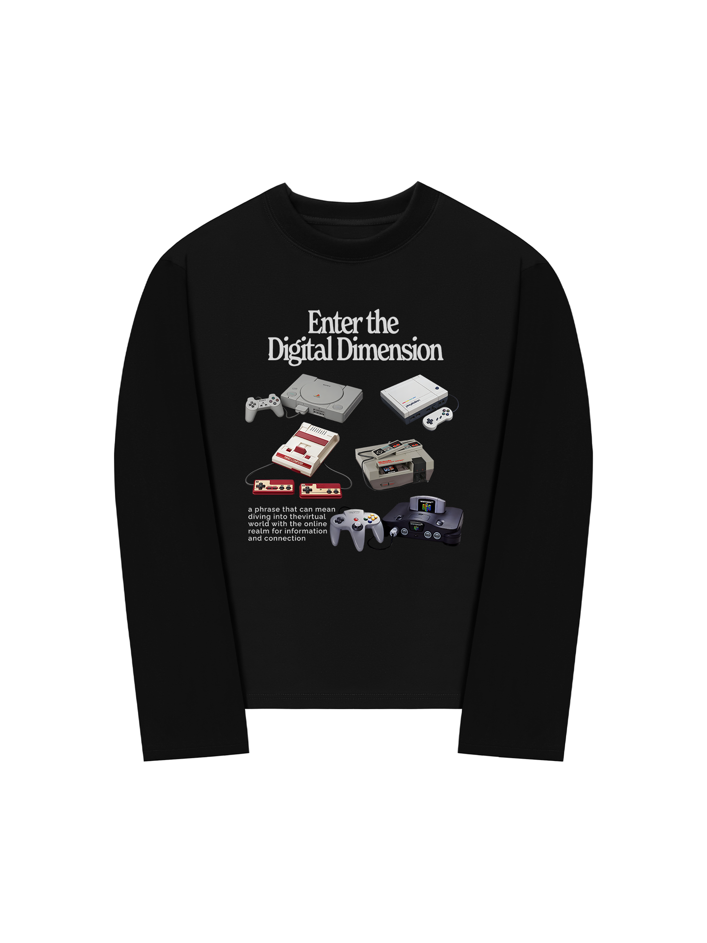 Áo Thun Dài Tay Enter The Digital Dimension
