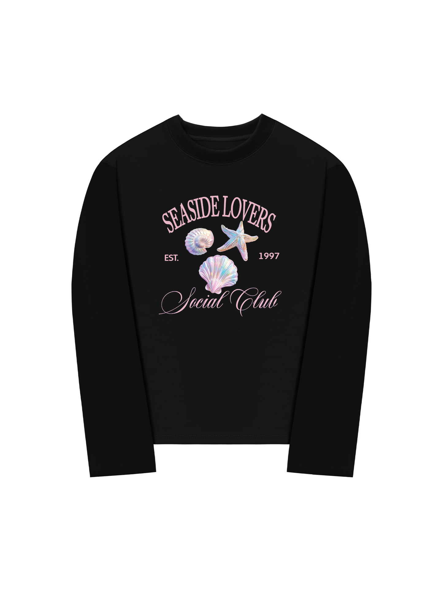 Áo Thun Dài Tay Ocean Hologram Seaside Lover