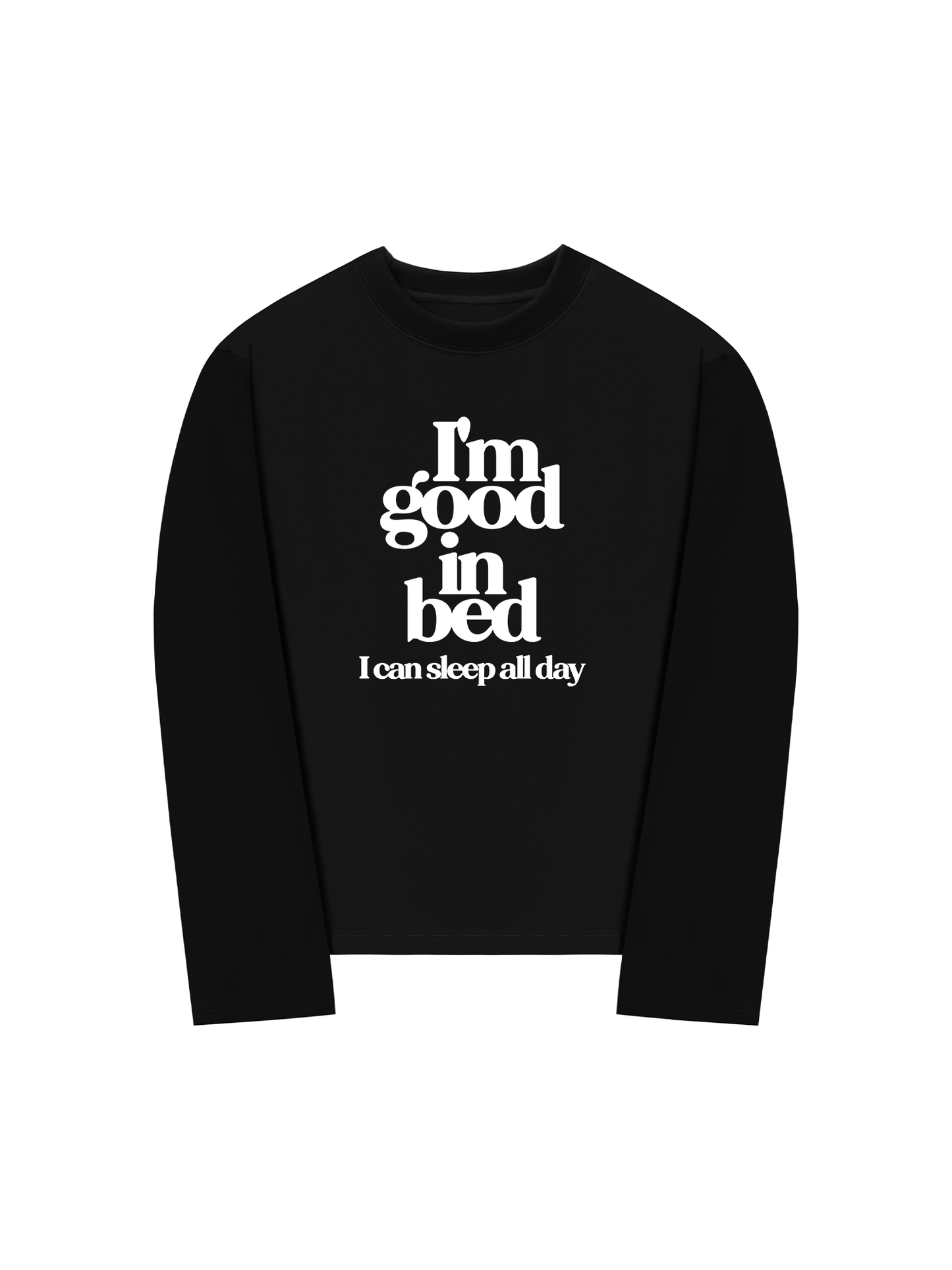 Áo Thun Dài Tay Life Vibe Good In Bed