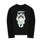 Áo Thun Dài Tay Meowy Cat Blue Tiffany Dots
