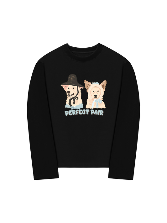 Áo Thun Dài Tay Animal Mood Perfect Pair