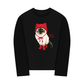 Áo Thun Dài Tay Working O'ttreats Red Meow