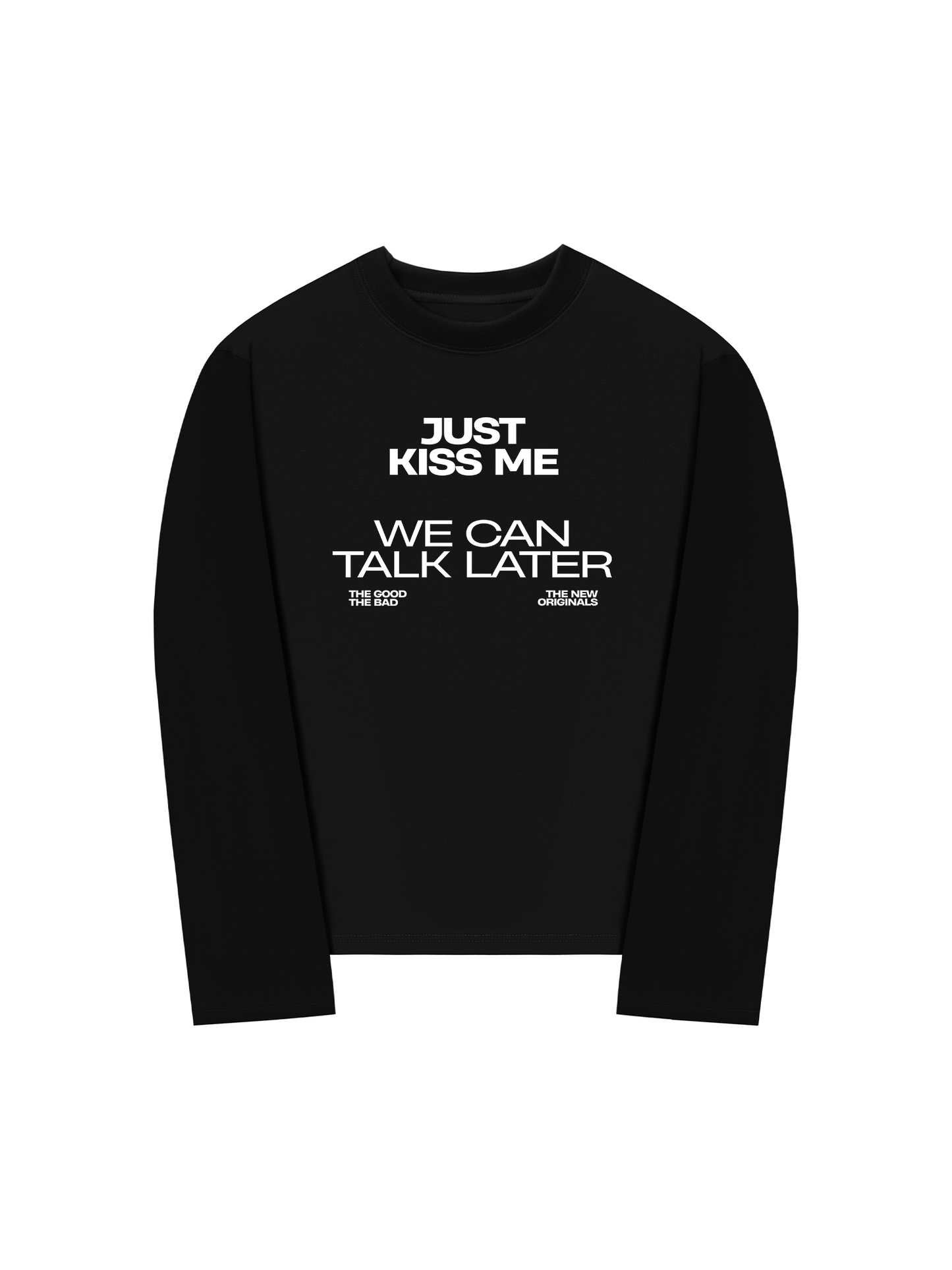 Áo Thun Dài Tay Life Vibe Just Kiss Me