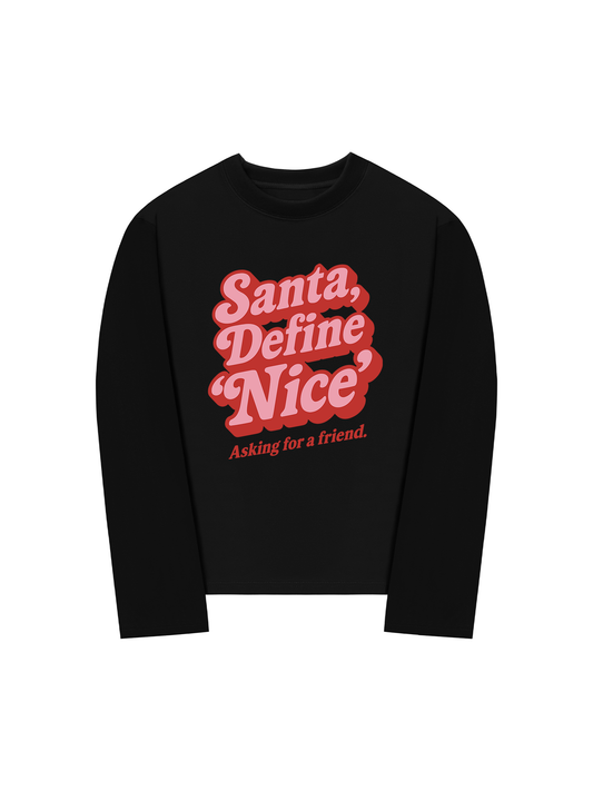 Áo Thun Dài Tay Santa Define Nice