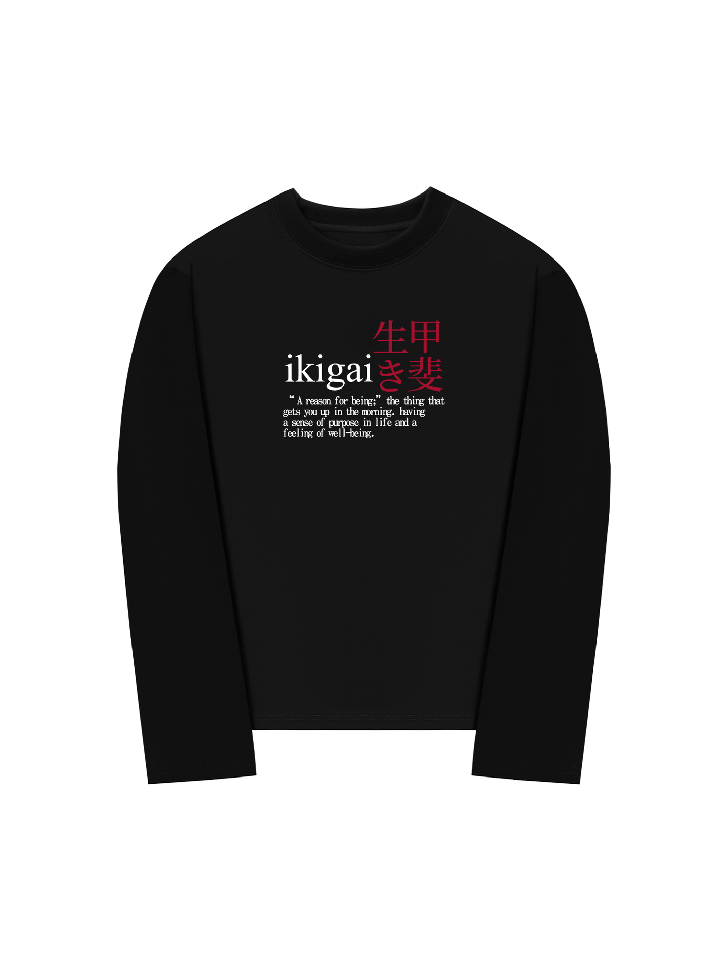 Áo Thun Dài Tay Ikigai A Reason For Being