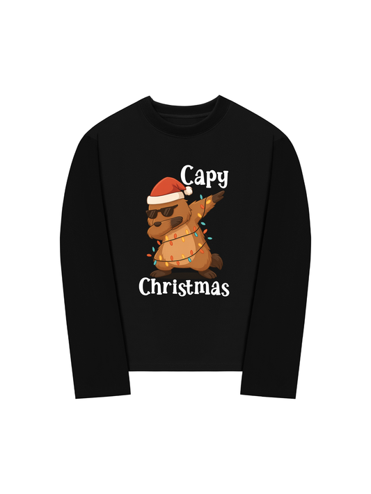 Áo Thun Dài Tay Capy Christmas Dab