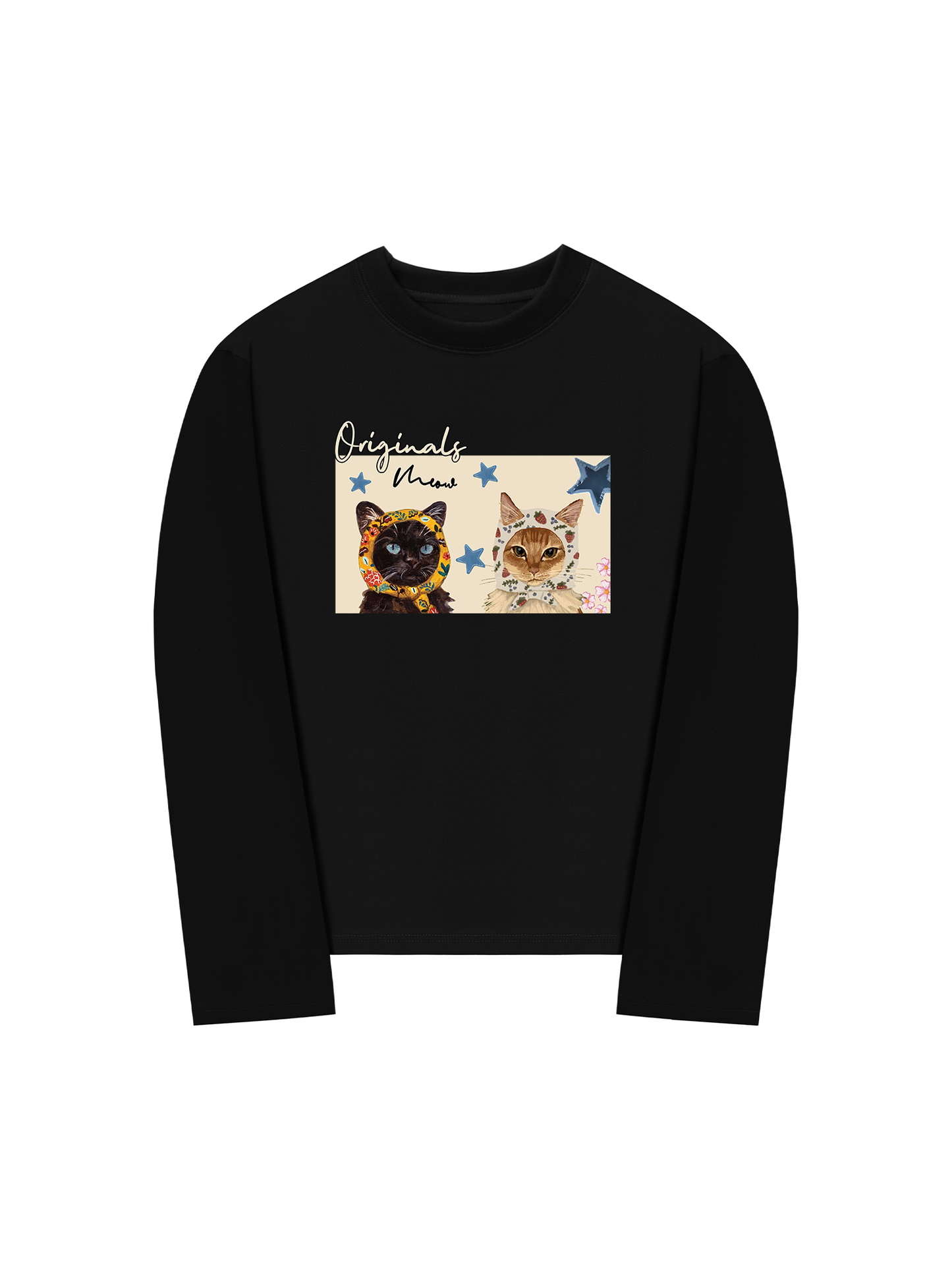 Áo Thun Dài Tay Originals Meow