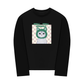 Áo Thun Dài Tay Animal Mood Meow Green Pink