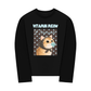 Áo Thun Dài Tay Vitamin Meow Blue Tiffany