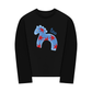 Áo Thun Dài Tay 26 - Blue Horse
