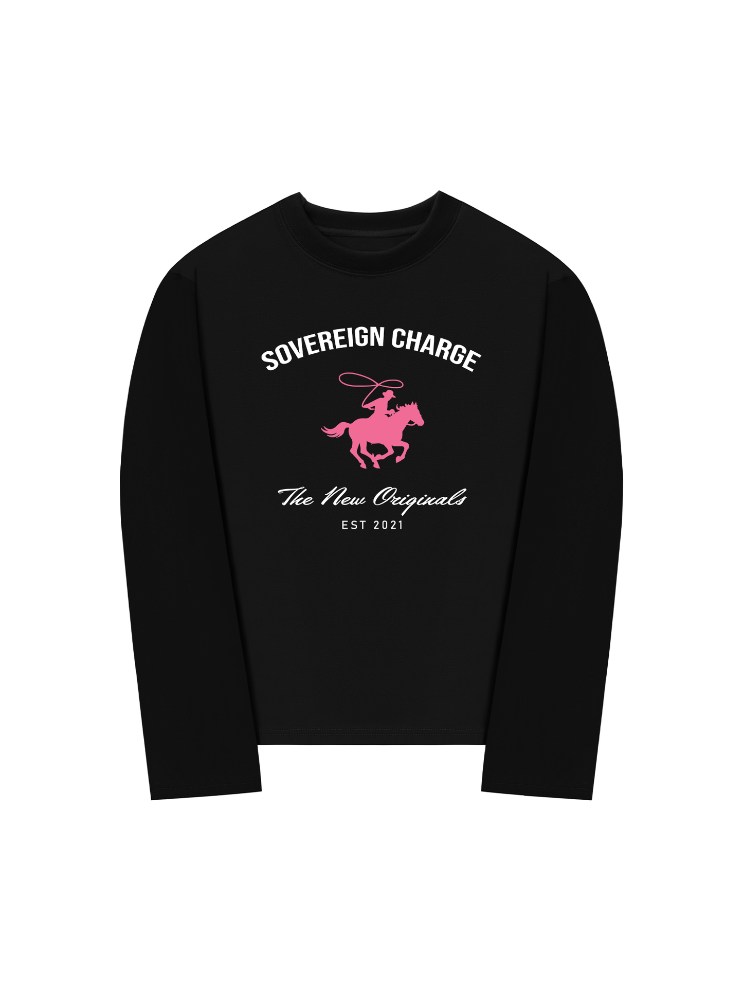 Áo Thun Dài Tay SOVERREIGN CHARGE PINK HORSE